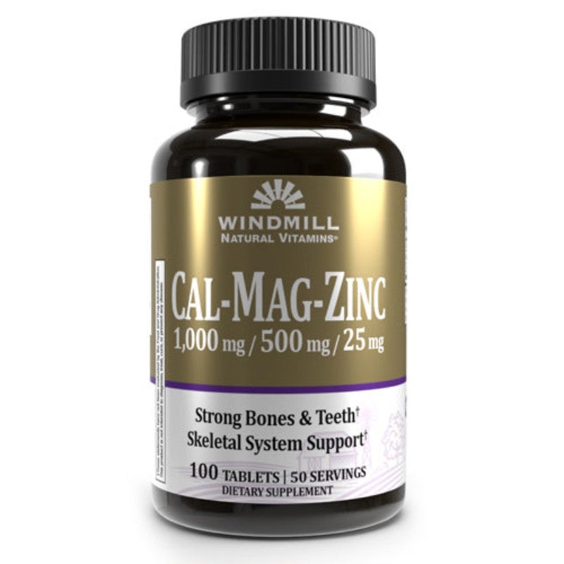 WINDMILL CAL+MAG+ZINC 25MG TAB 100S