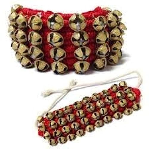 UAPAN MetalCraft Ghungroo Red Pad 4 Line, Red Pad Ghungroo 4 Line - Image 2