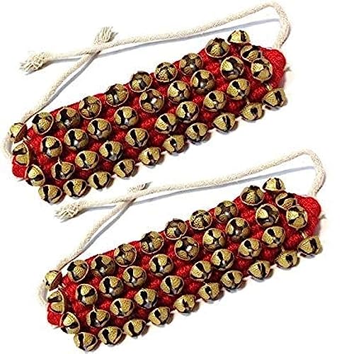 UAPAN MetalCraft Ghungroo Red Pad 4 Line, Red Pad Ghungroo 4 Line - Image 1