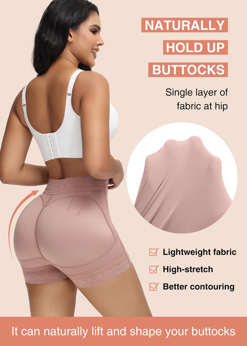 SHAPSHE Shapewear for Women Tummy Control Lower Tummy Control Shapewear Shorts Strapless Butt Lift Underwear for Women Seamless Tummy and Butt Lifter Shapewear Middle Waist Body Shaper - Image 3