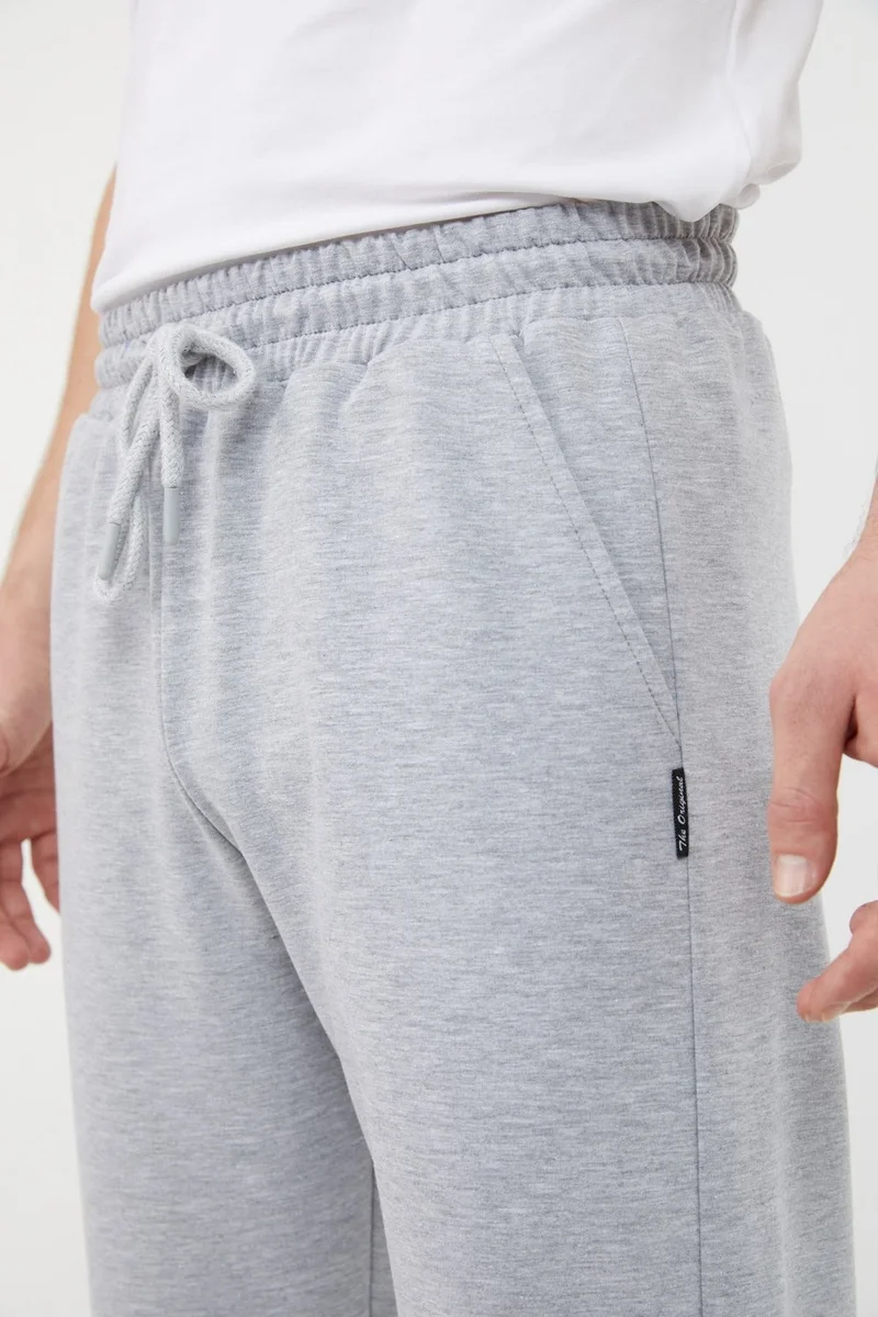 mmetalic Gray Men's Straight Leg Relaxed Cut Sweatpants
