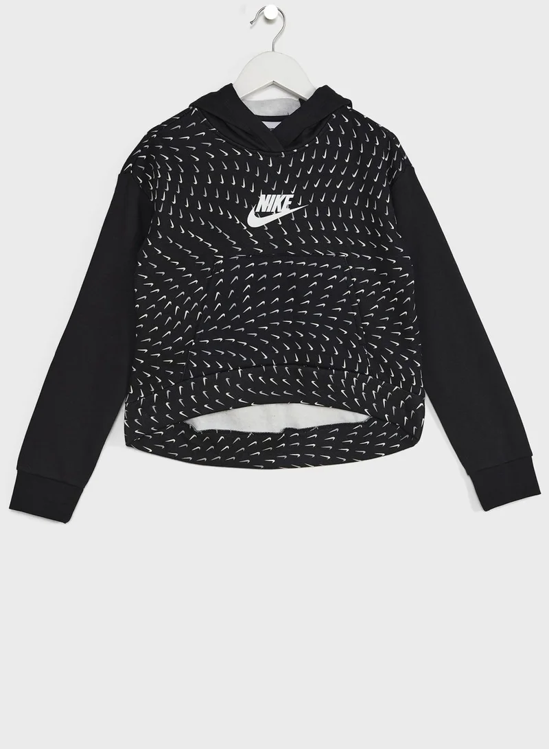 Nike Youth Nsw Fleece Aop Hoodie