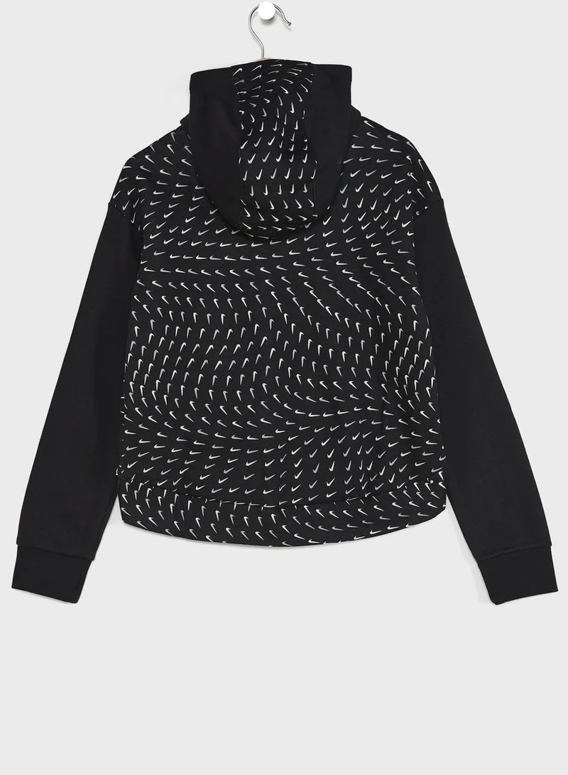 Nike Youth Nsw Fleece Aop Hoodie