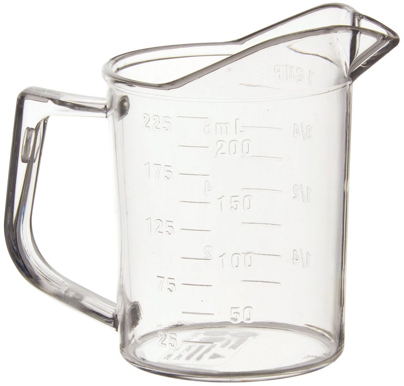 Winco 1-Cup Polycarbonate Measuring Cup - Image 3