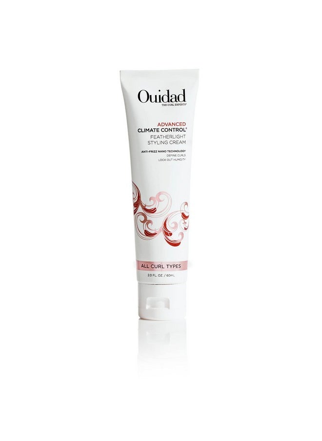 Ouidad Ouidad Advanced Climate Control Featherlight Styling Cream - 2 fl oz, Anti-Frizz Nano Technology, Curl Cream for Curly Hair, Styler Cream for Frizz-Free Curls, Locks Out Humidity, For All Curl Types  - Image 1