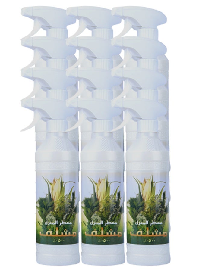 Banafa 12 Pieces Mushlaf House Freshener 500ml - Image 1