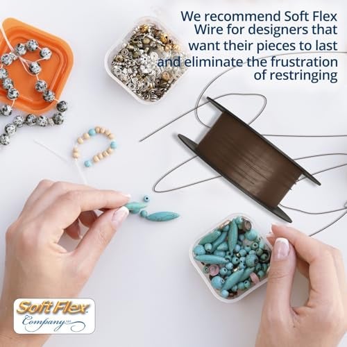 Soft Flex 49 Strand Beading Wire - Medium 0.19 Diameter - 30 Feet Nylon Design Wire - Image 3