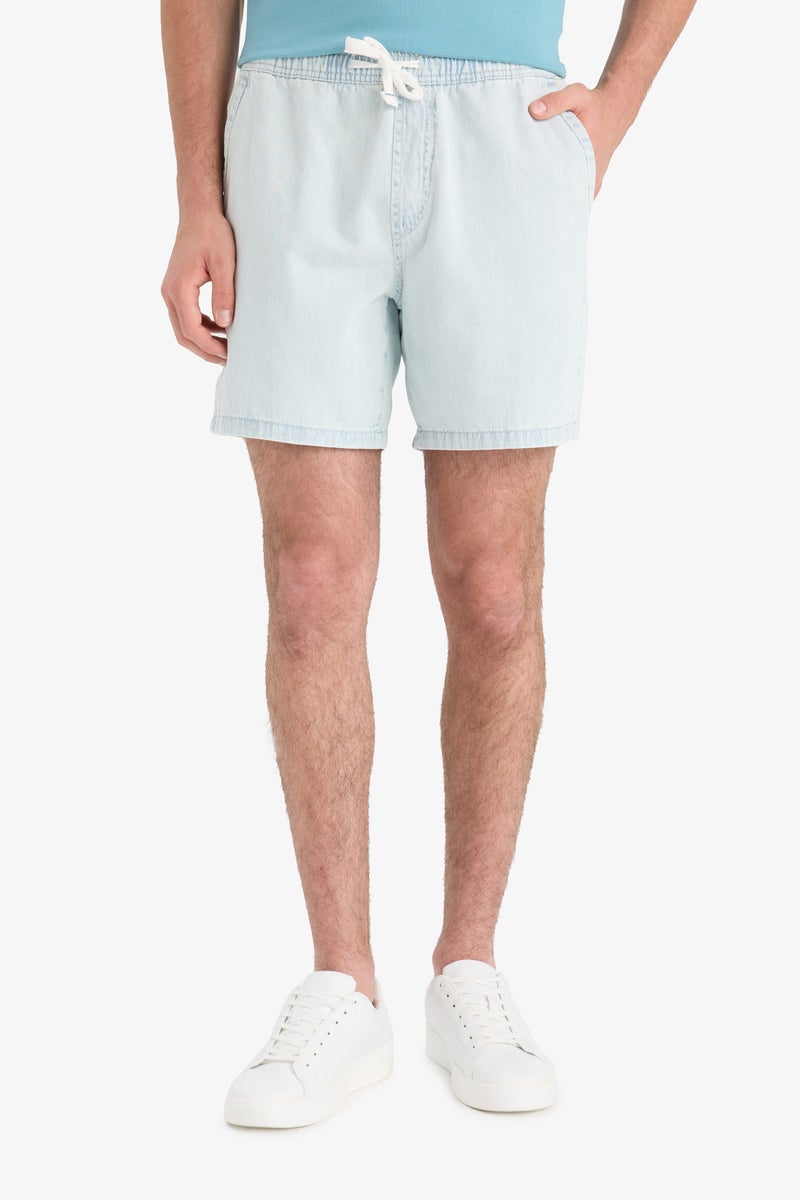 DeFacto Man Relax Fit Jean Jean Bermuda  - Image 1