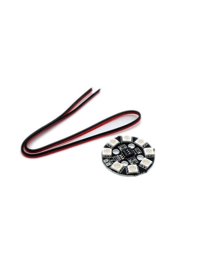 Quadcopter Drone DIY Modification Accessories 1.9W Fixed-Wing Aircraft Model Adjustable Color High-Brightness Led Night Flight Light-Color:Round Led Light Panel-Specification:Delivery As Shown In The Picture