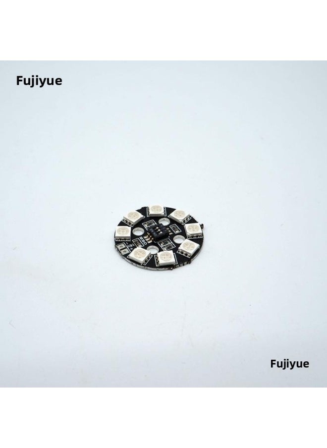 Quadcopter Drone DIY Modification Accessories 1.9W Fixed-Wing Aircraft Model Adjustable Color High-Brightness Led Night Flight Light-Color:Round Led Light Panel-Specification:Delivery As Shown In The Picture