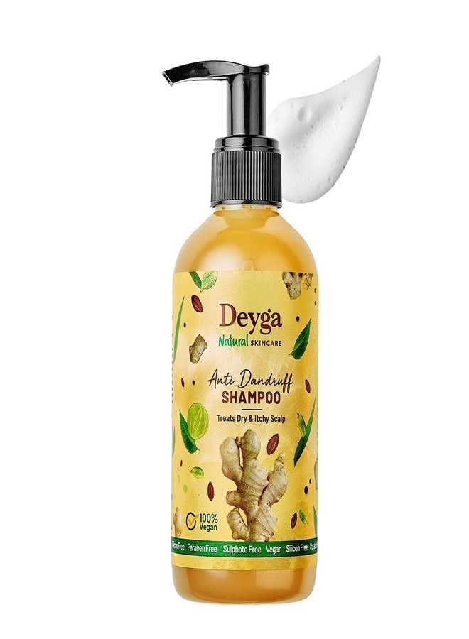 Deyga Intensive Scalp Repair Anti Dandruff Shampoo 220ml – Controls Flakes, Reduces Itchiness, Prevents Dryness & Hairfall, Clarifies Scalp with Rosemary, Ginger, Coconut & Canola Oil for Healthy Hair - Image 1