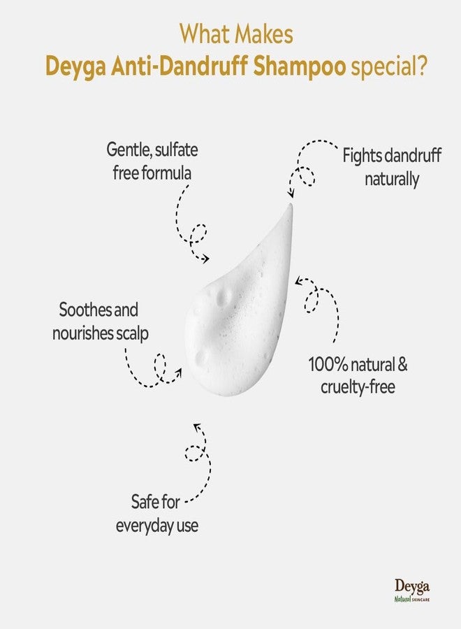 Deyga Intensive Scalp Repair Anti Dandruff Shampoo 220ml – Controls Flakes, Reduces Itchiness, Prevents Dryness & Hairfall, Clarifies Scalp with Rosemary, Ginger, Coconut & Canola Oil for Healthy Hair - Image 4