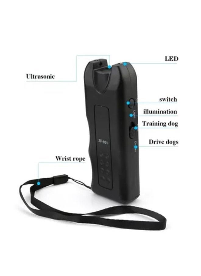 Generic - Portable Handheld LED Ultrasonic Dog Repeller Control Trainer - Image 1