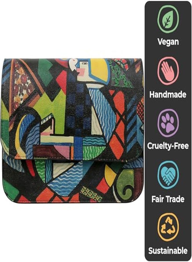 DOGO Handbags for Womens - Handmade, Vegan Leather and Unique Design Crossbody Bags for Women, Want Some Color? Design - Image 5