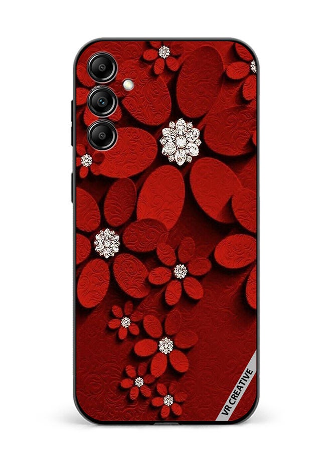 VR CREATIVE Protective Case Cover For Samsung Galaxy M54 Flower Design Multicolour - Image 1