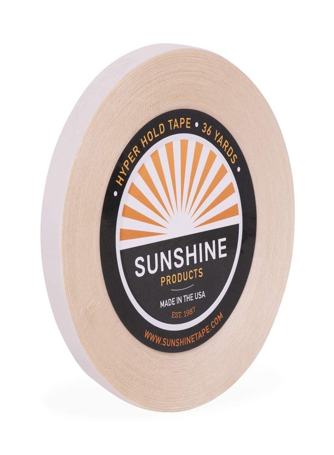SUN SHINE Sunshine Maximum Wear Hair System Tape Roll - Hyper Hold Wig Tape - Hypoallergenic No Shine Adhesive Tape - 2-4 Week Hold - 1" x 36 yds - Image 1