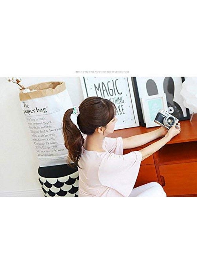 El Regalo Imitation Pearls Elastic Rubber Band Ties Ponytail Holder Scrunchy (Combo Set of 6) | Fancy Rubber Bands for Girls & Women | Fancy Rubber Bands for Hairs (Mixed Light Colors) - Image 3