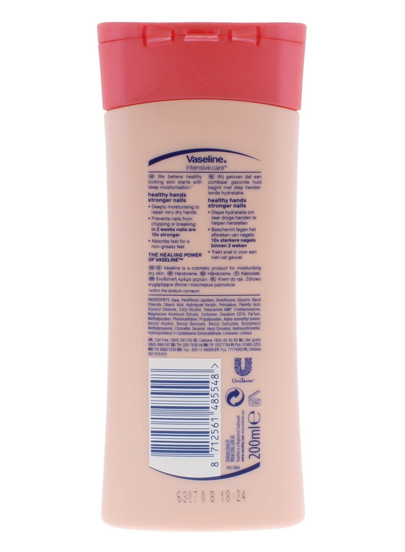 Vaseline Intensive Care Keratin Nail And Hand Cream Clear 200ml - Image 2
