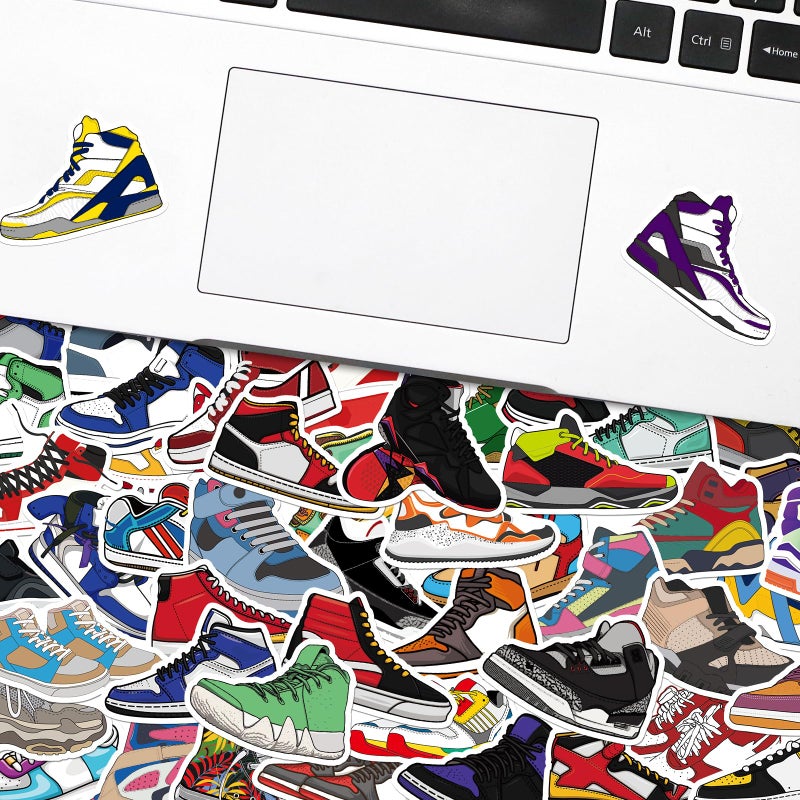 Adniac Sneakers Stickers Vinyl Skateboard 50Pcs Cool no Repeat Notebook Guitar Trolley case Waterproof car Graffiti Stickers The Teen Boys and Girls - Image 2