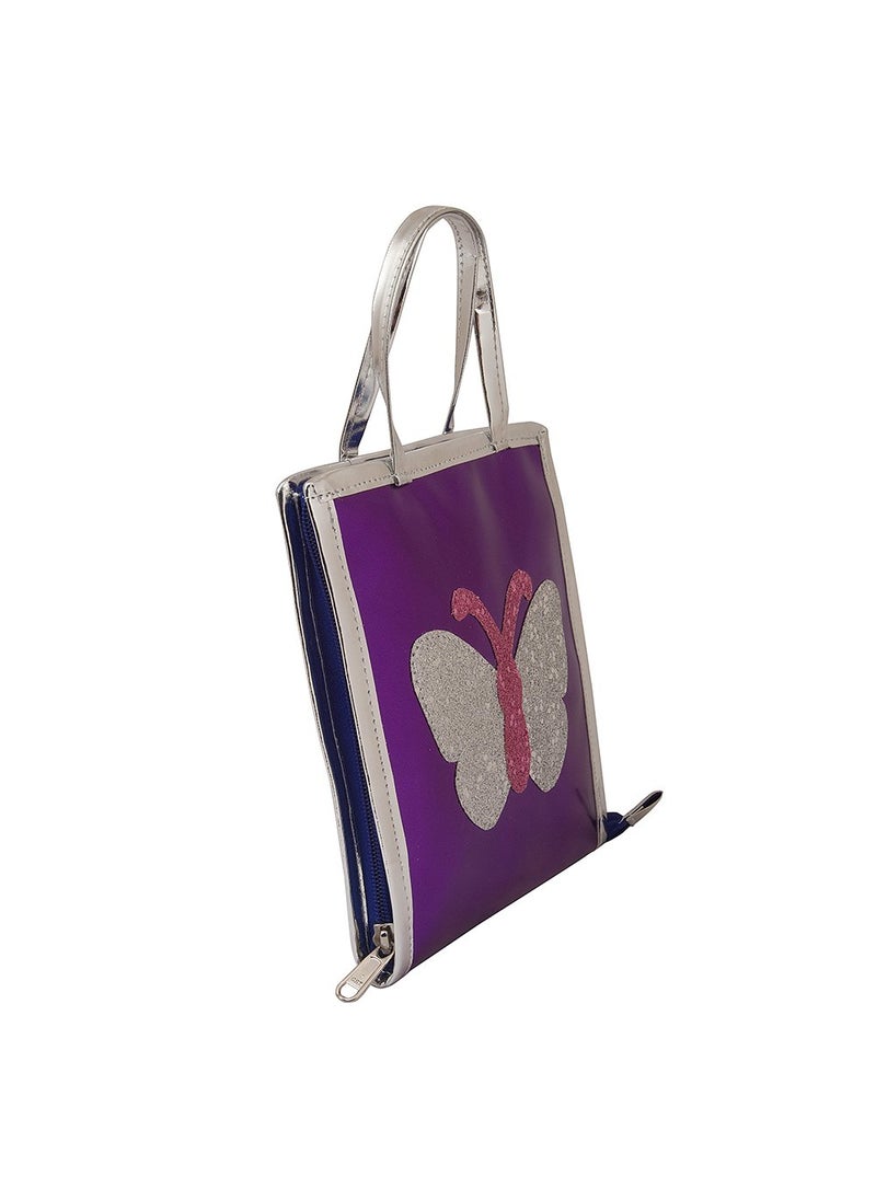 Li'll Pumpkins Lill Pumpkins Purple Butterfly Small Clip Organizer Kids Girls Clip OrganizeHanger Display for Baby Girls kids Room Door Wall Hanging Decor Clip Hanger Display travel kit  - Image 4