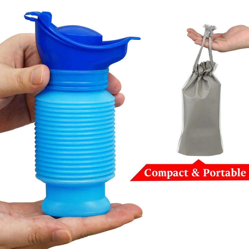 SlogPith Pee Bottles for Men,Collapsible Urine Bottle with Disposable Replacement Bags,Car Pee Bottle for Men and Women,750ml,Leakproof,Emergency Urinal for Road Trips,Traffic Jams and Camping - Image 5