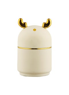 Thoraya Toothpick Holder Cute Cartoon Plastic Toothpick Dispenser Automatic Retractable Toothpick Holder Stylish Toothpick Container for Kitchen Living Room Gold  - Image 1
