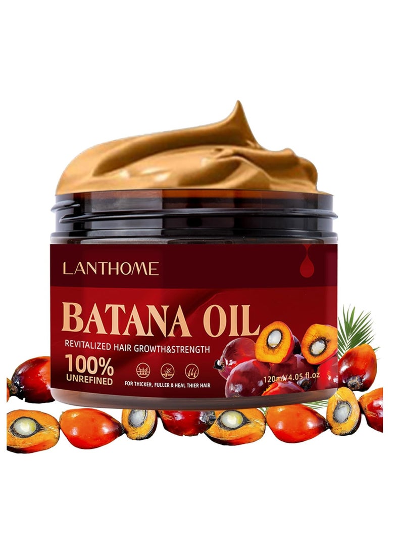 Lanthome Organic Batana Oil for Hair Growth, Nourishment and Breakage Control - 4.05 Fluid Ounces  - Image 1