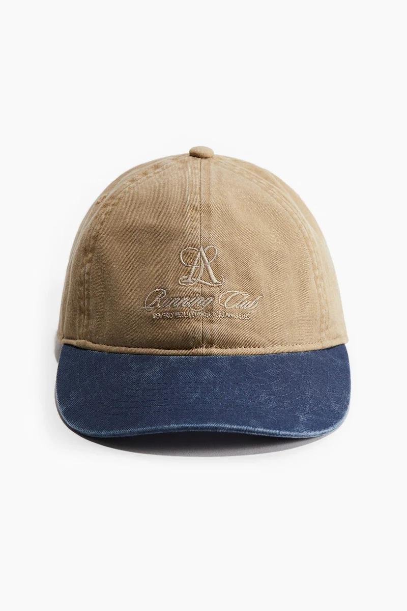 H&M Embroidered-motif twill cap