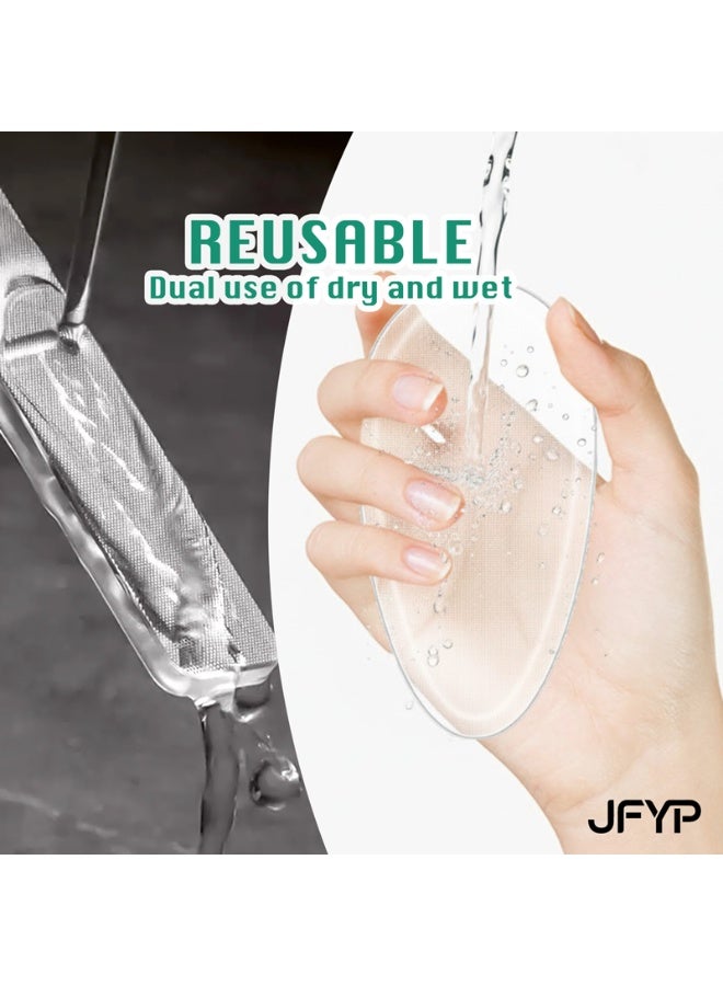 JFYP  Glass Foot File, 2 PCS Glass Nail File and Foot Rasp, Glass Nail File,Dead Skin Exfoliator with Nano Micro-Abrasive Particles, Hard Skin Remover for Wet and Dry Foot Care,Nail Care - Image 2