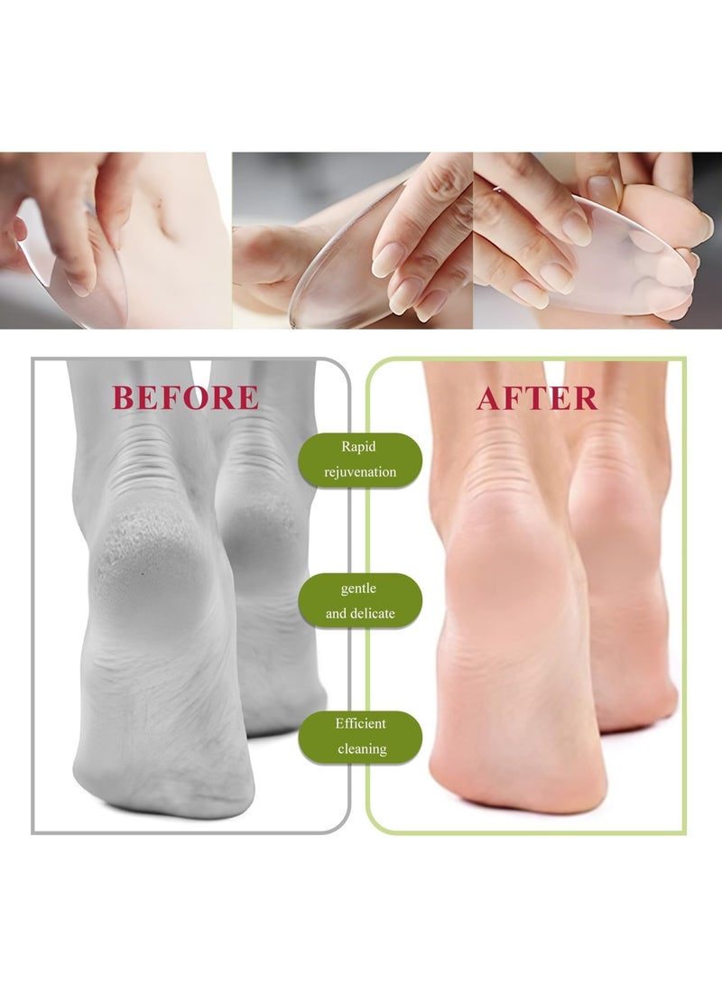 JFYP  Glass Foot File, 2 PCS Glass Nail File and Foot Rasp, Glass Nail File,Dead Skin Exfoliator with Nano Micro-Abrasive Particles, Hard Skin Remover for Wet and Dry Foot Care,Nail Care - Image 4