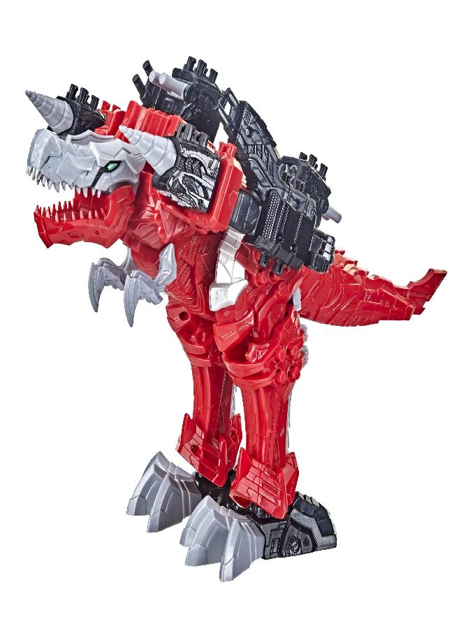 Power Rangers Dino Fury T-Rex Champion Zord for Kids Ages 4 and Up Morphing Dino Robot Zord with Zord Link Mix-and-Match Custom Build System - Image 5