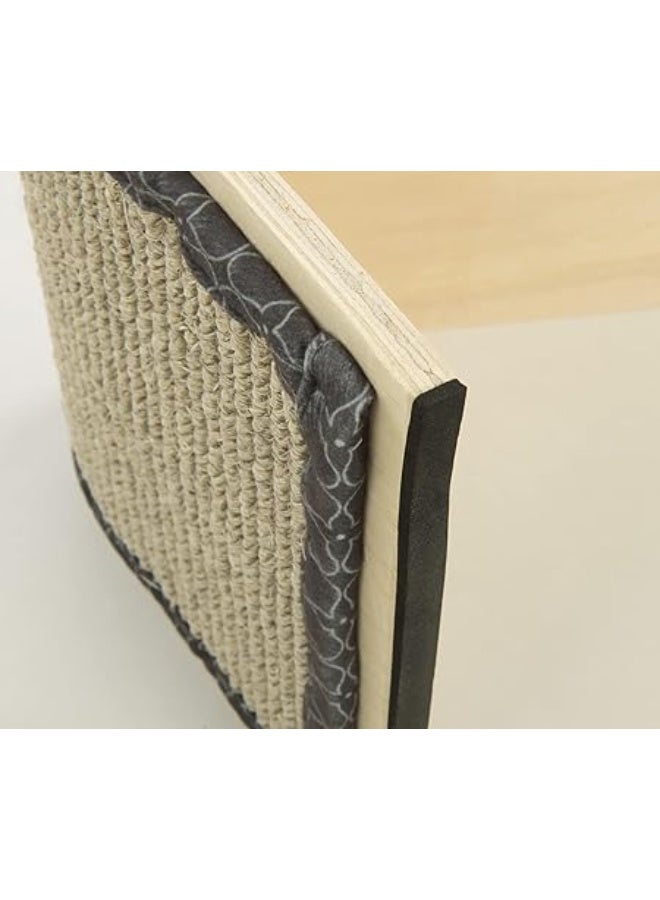 AMROAH Incline Sisal Cat Scratch Board Ramp Protecting Furniture for Indoor Cat & Kitten, Infinity Portable Floor Modern Cat Scratchers Pad Post Toy for Small Large Cats Kittens Kitty - Image 3