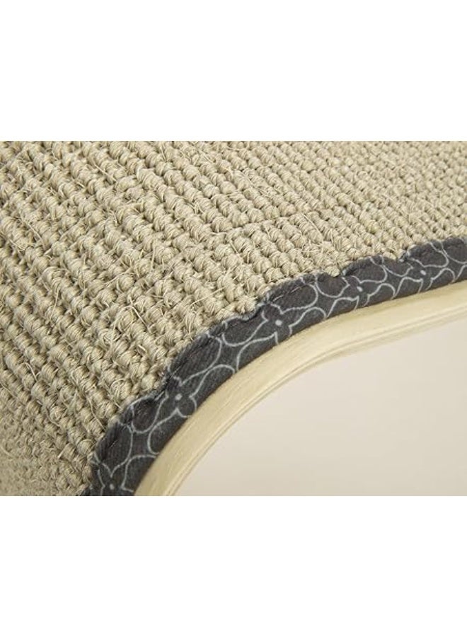 AMROAH Incline Sisal Cat Scratch Board Ramp Protecting Furniture for Indoor Cat & Kitten, Infinity Portable Floor Modern Cat Scratchers Pad Post Toy for Small Large Cats Kittens Kitty - Image 5