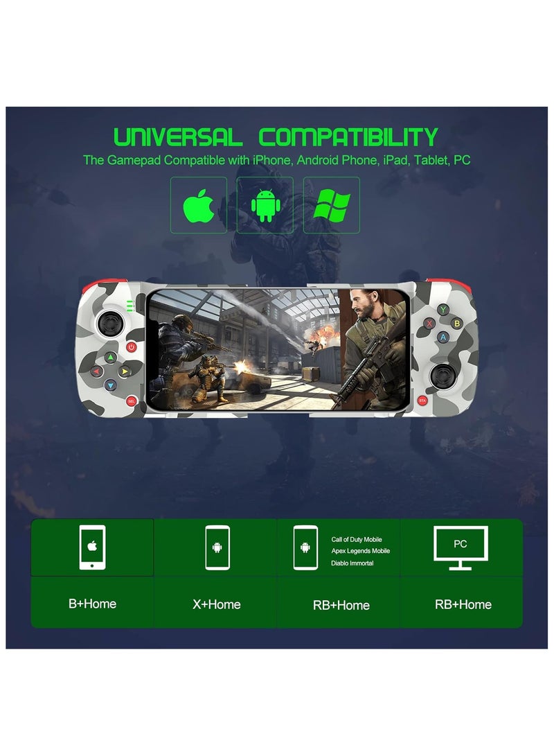 Megadream Mobile Game Controller Gamepad for iPhone iOS Android PC: Works with iPhone 15/14/13/12/11/X, iPad, Samsung Galaxy, TCL, Tablet, Call of Duty, Minecraft - Directly Play  - Image 2