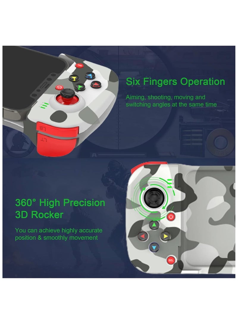 Megadream Mobile Game Controller Gamepad for iPhone iOS Android PC: Works with iPhone 15/14/13/12/11/X, iPad, Samsung Galaxy, TCL, Tablet, Call of Duty, Minecraft - Directly Play  - Image 5