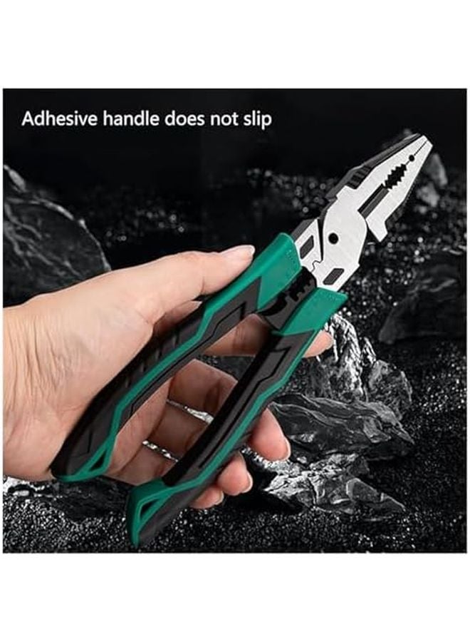 8 Inch Multifunctional Hand Tool Pliers for Wire Stripping Crimping Cutting and Household Repairs - Image 5