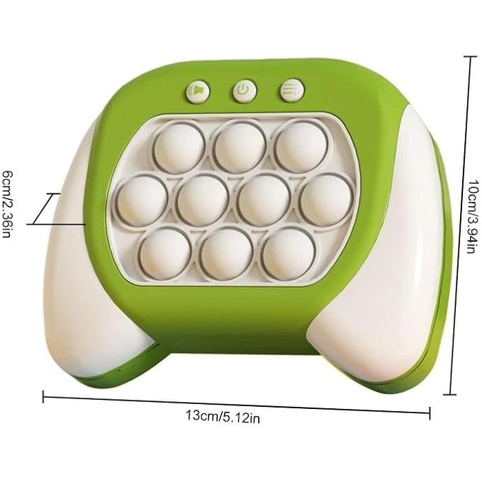 FAST POP IT GAME WITH 4 MODES TO PLAY - SPEED GAME MACHINE, FAST PUSH PUZZLE GAME CONSOLE ASSORTED COLORS RED, BLUE & GREEN - Image 5