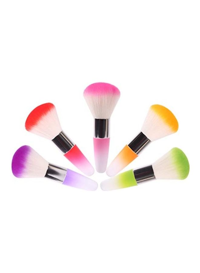 نيبمينينت Soft Nail Art Dust Remover Powder Brush Cleaner For Acrylic And UV Gel Purple/White - Image 2