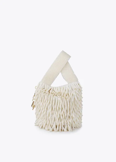 Lola Casademunt Small bag with coral-effect beading
