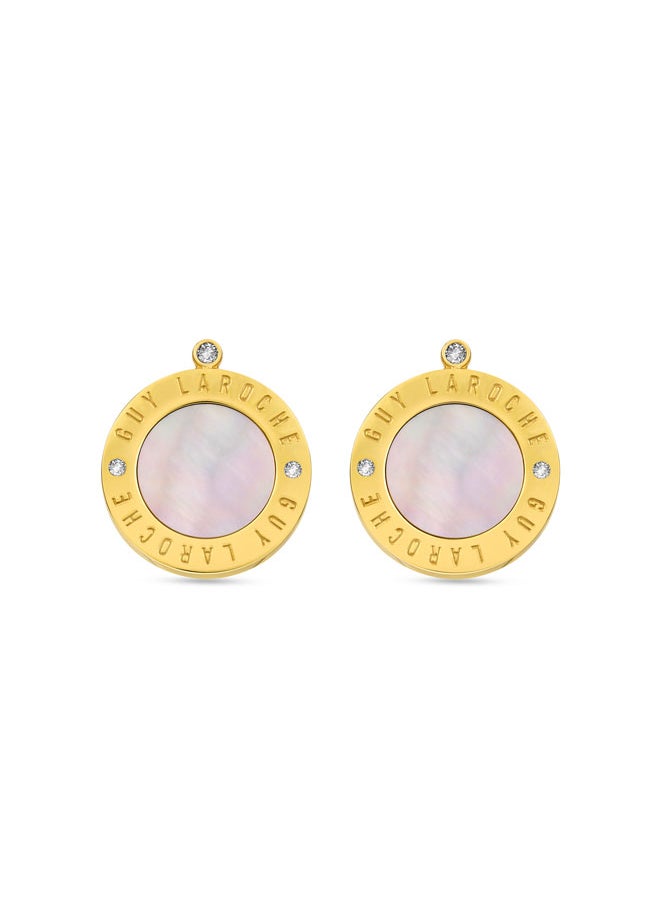 Guy Laroche Olivia Gold Earring for Women  - Image 1