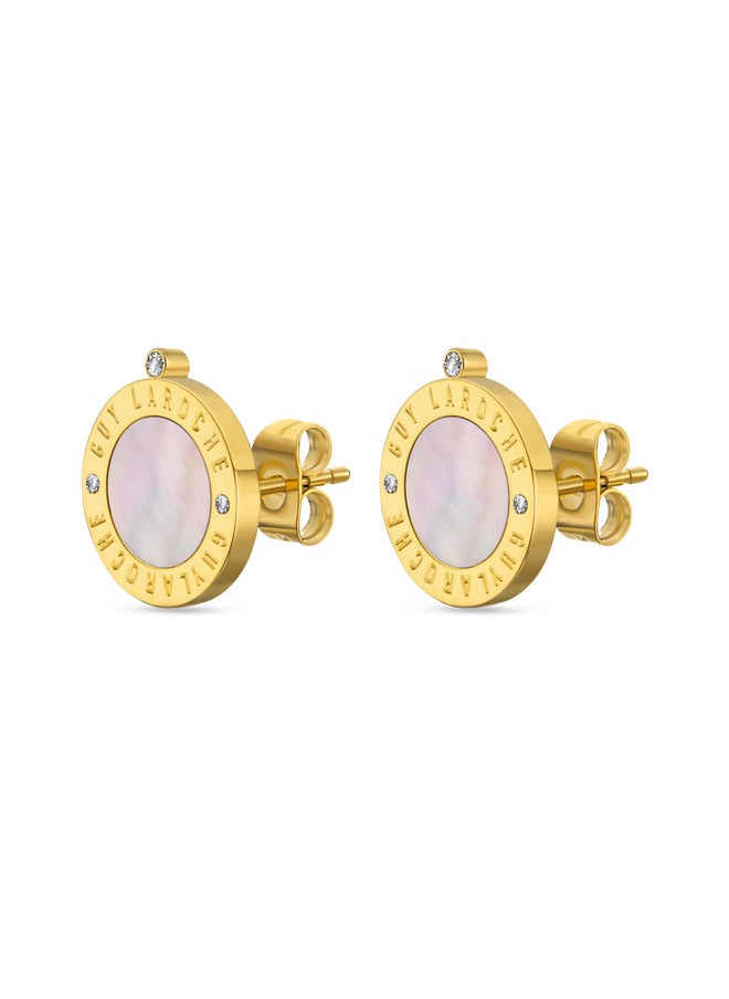 Guy Laroche Olivia Gold Earring for Women  - Image 2