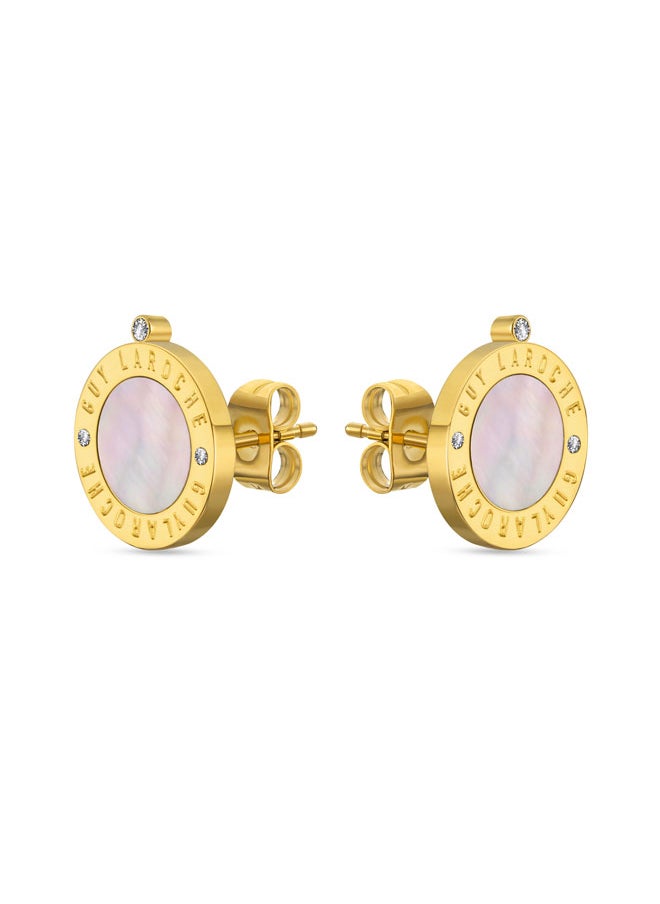 Guy Laroche Olivia Gold Earring for Women  - Image 3