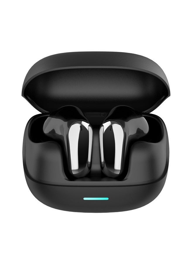 Soundtec Gravis True Wireless Earbuds with Touch Control and Voice Assistant / Truewireless Headphones / Immersive Audio / Hands-Free Headphones - Black