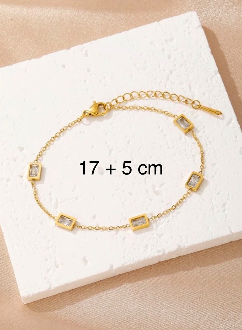 Elegance Amazing Gold Stainless Steel Bracelet For Women - Image 4