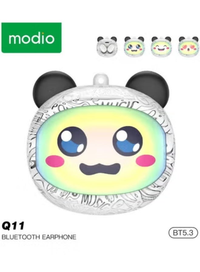 Q11 True Wireless Bluetooth Earbuds with Customizable Changeable Covers | High-Fidelity Stereo Sound | Noise-Isolating Design | Long Battery Life | Ergonomic Fit for Music, Calls & Gaming - Image 1