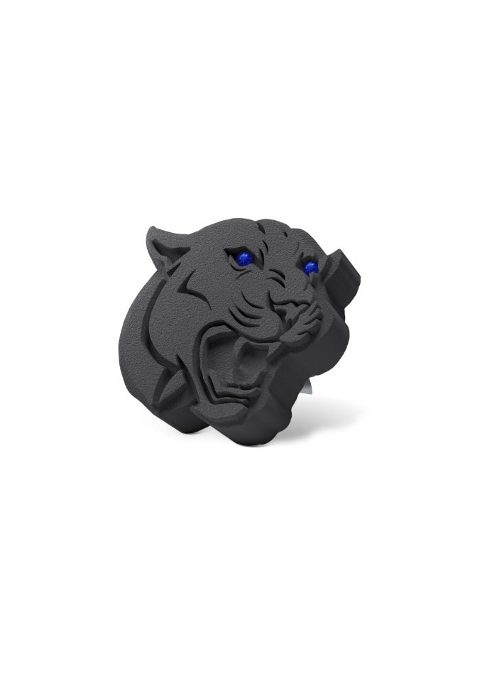 MEDORI - Ceramic Car Air Freshener For Vent 2D Panther Head Glamour analogous to Can-Can Burlesque a Fragrance With an Exotic and enchanting Aroma Fragrance is made in France - Image 1