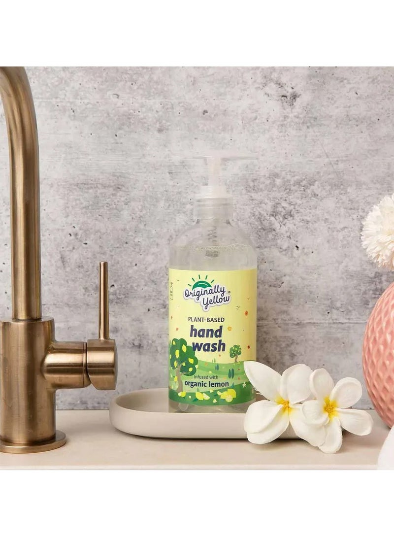 Originally Yellow Organic Lemon Infused Hand Wash 470 ML - Image 2