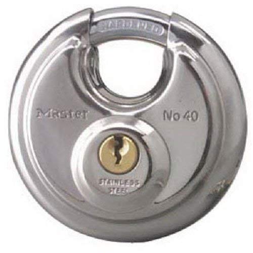 Master Lock 40T Stainless Steel Discus Padlock, 2 Pack - Image 2