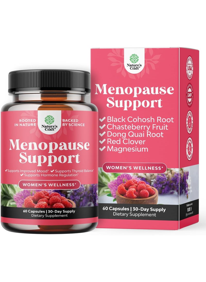 Natures Craft Natural Menopause Supplements for Women 60 Count - Image 1