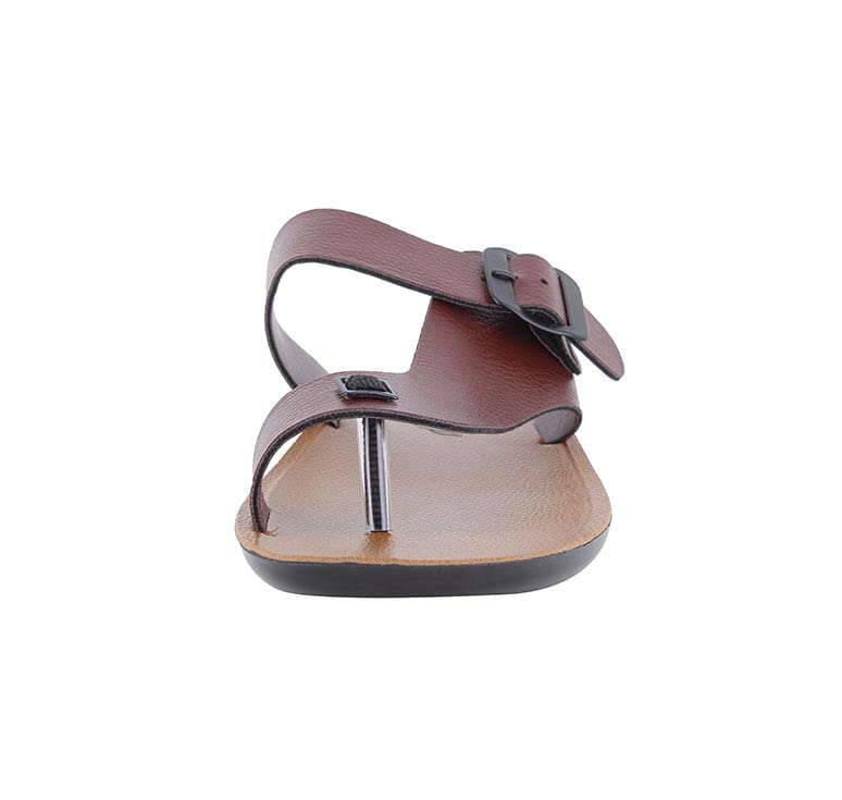 FLITE Men's Brown Thong Slippers (Size 6 UK, 2 Count) - Image 3